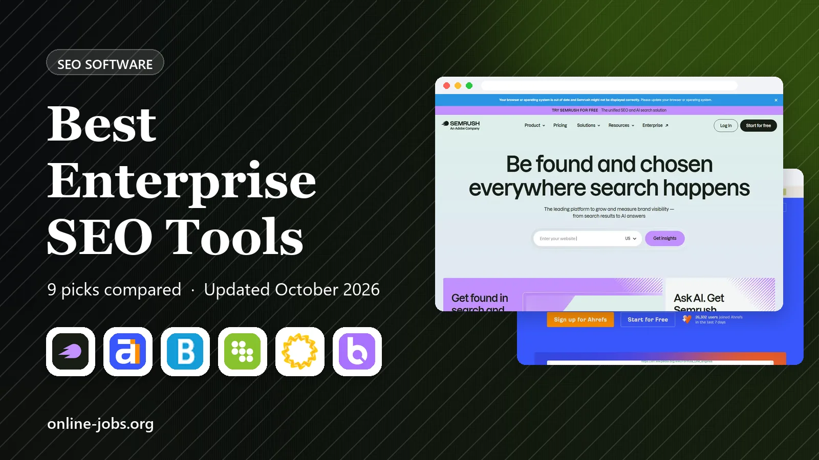 Best Enterprise SEO Tools in 2026: 9 Platforms Compared