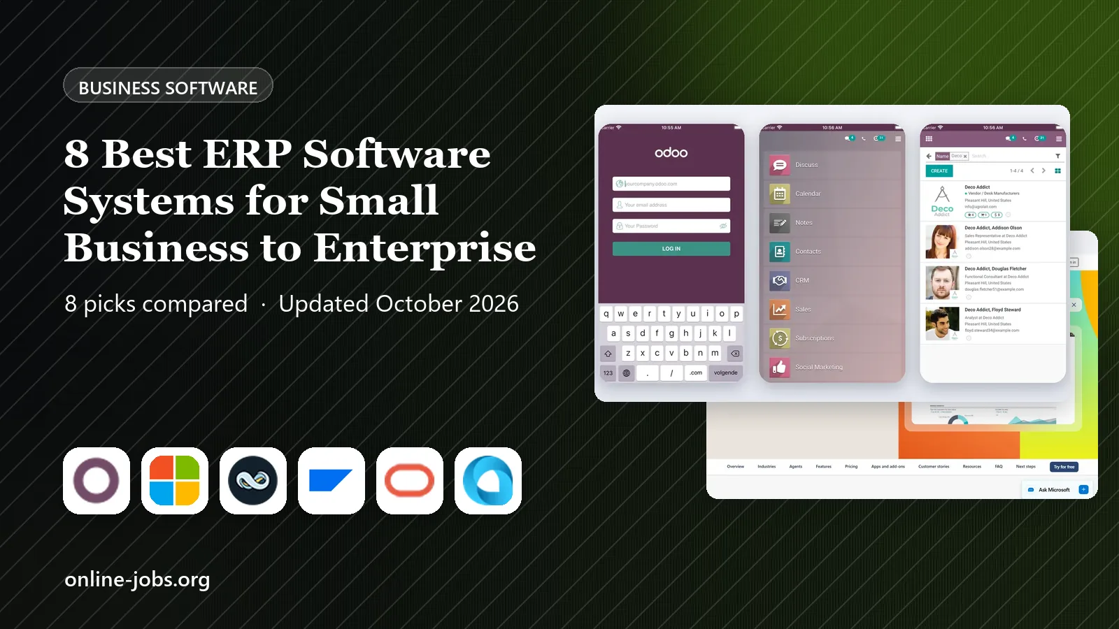 8 Best ERP Software Systems for Small Business to Enterprise