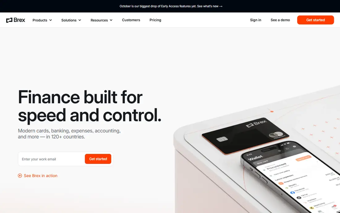 Brex website