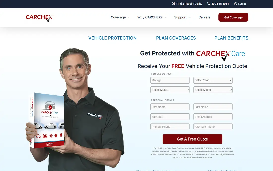 CARCHEX website
