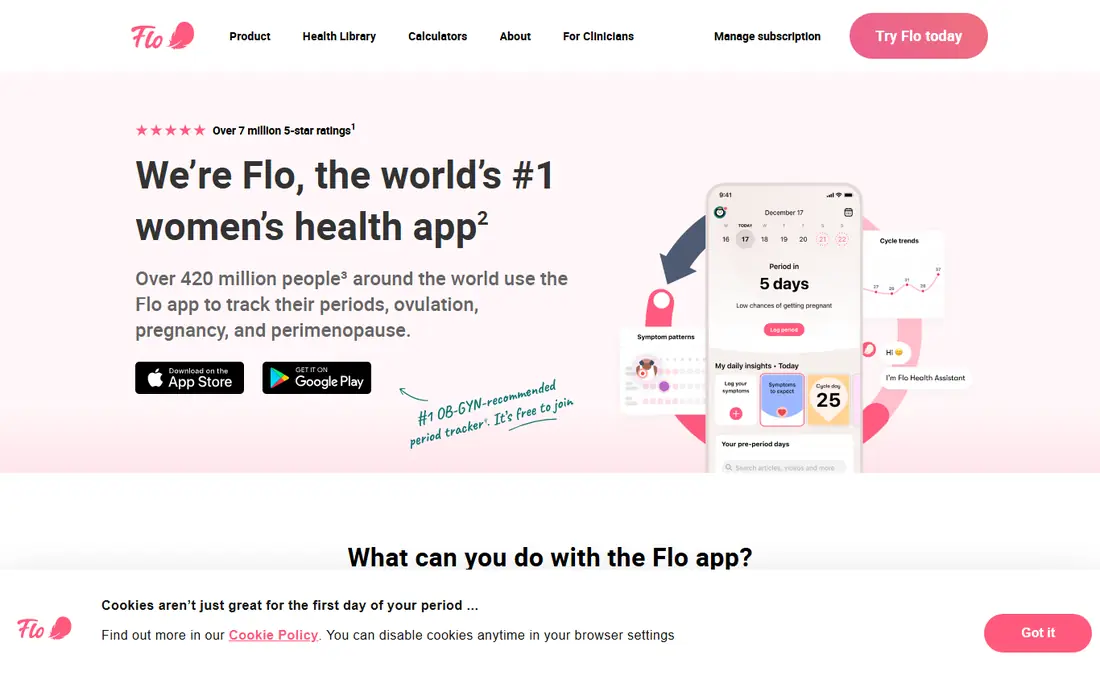 Flo website