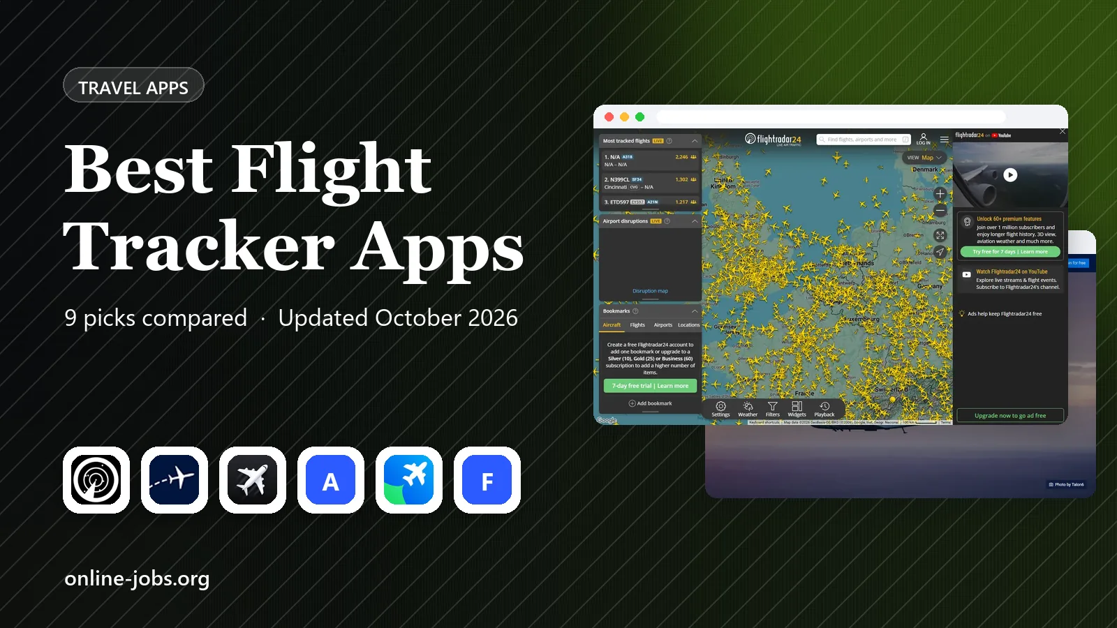 Best Flight Tracker Apps in 2026: 9 Apps Compared
