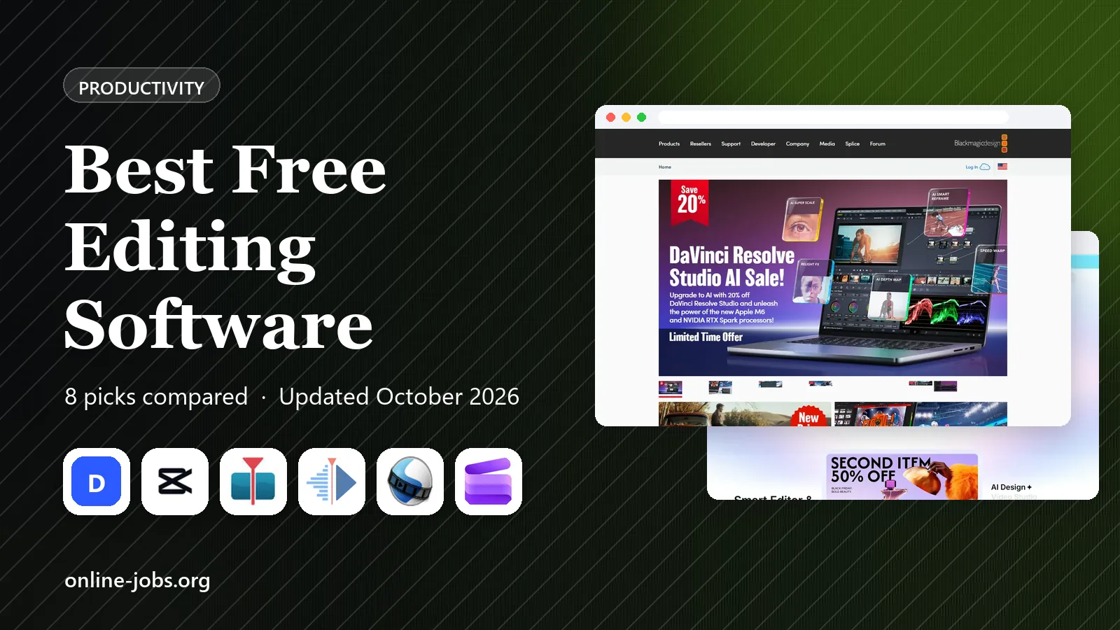 Best Free Editing Software in 2026: 8 Apps Compared