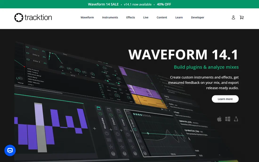 Waveform Free website