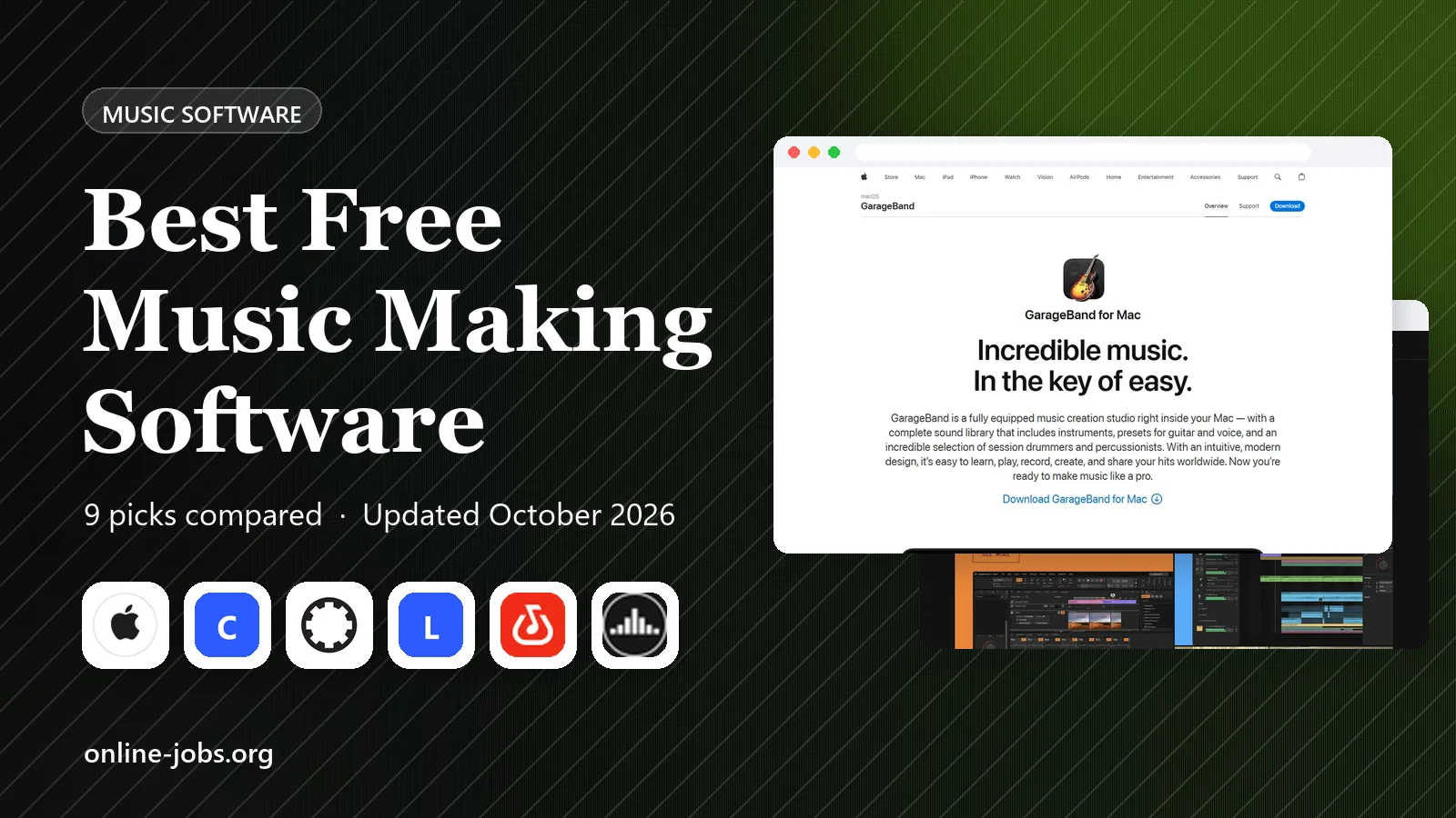 Best Free Music Making Software in 2026: 9 Tools Compared