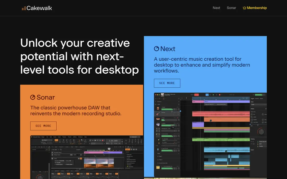 Cakewalk website