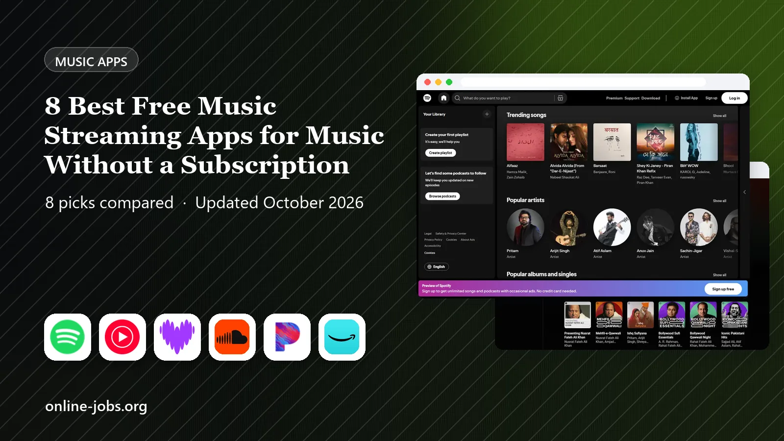 8 Best Free Music Streaming Apps for Music Without a Subscription