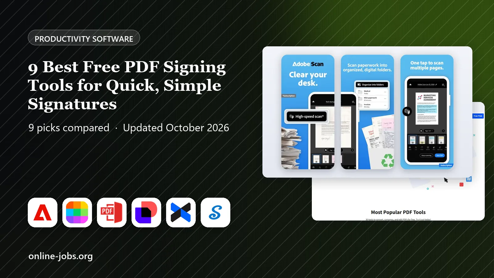 9 Best Free PDF Signing Tools for Quick, Simple Signatures