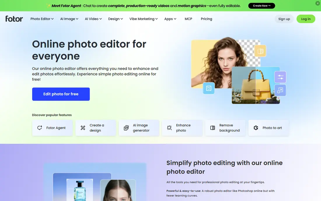 Fotor website