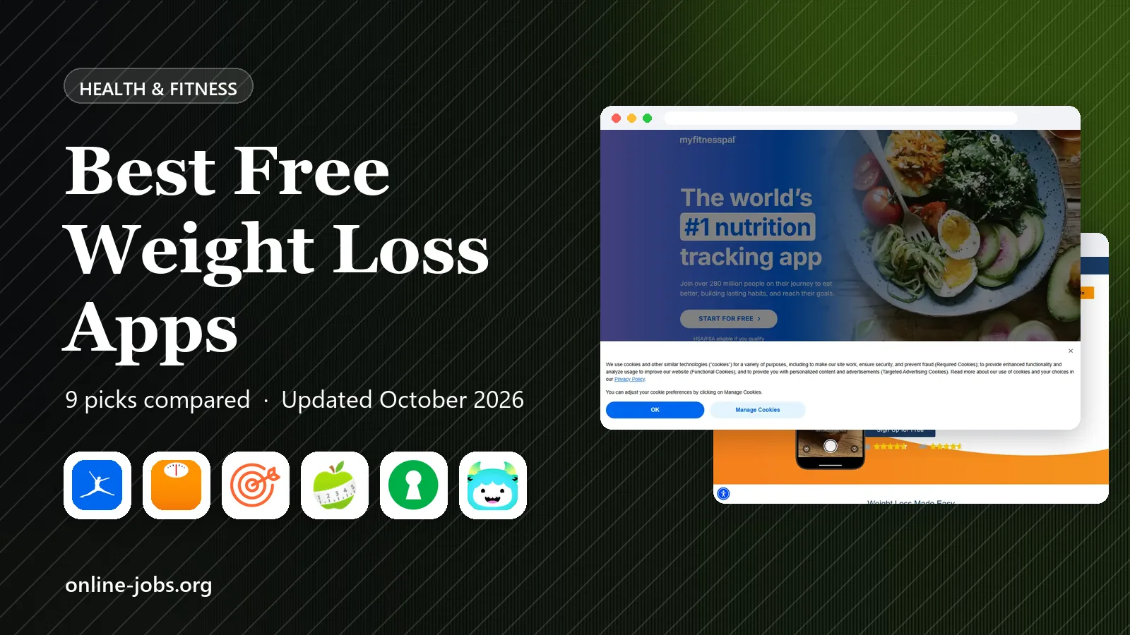 Best Free Weight Loss Apps in 2026: 9 Apps Compared