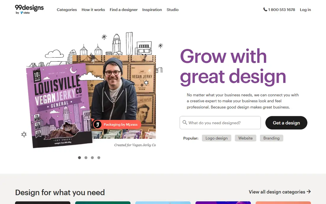 99designs website
