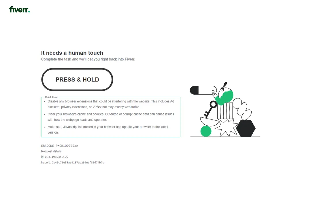 Fiverr website