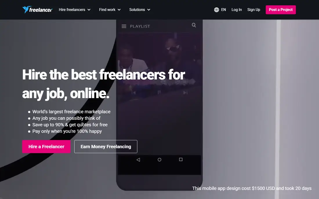 Freelancer.com website