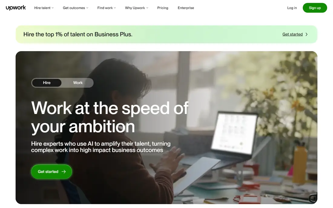 Upwork website