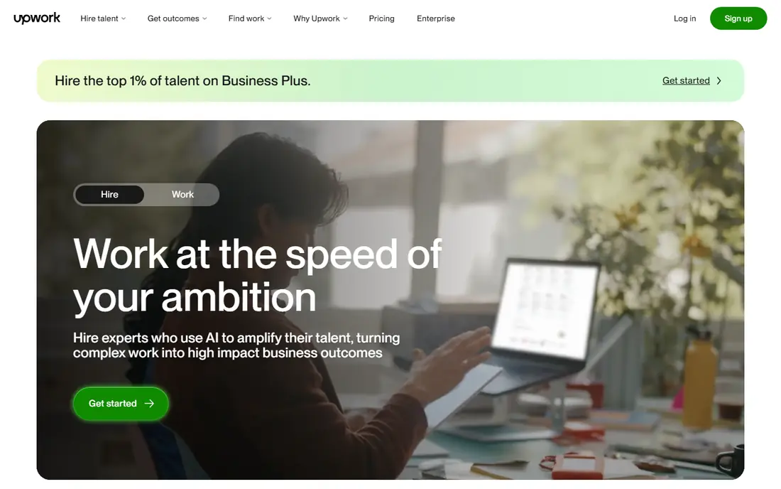 Upwork website