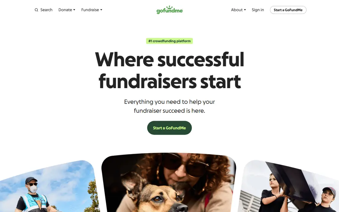 GoFundMe website