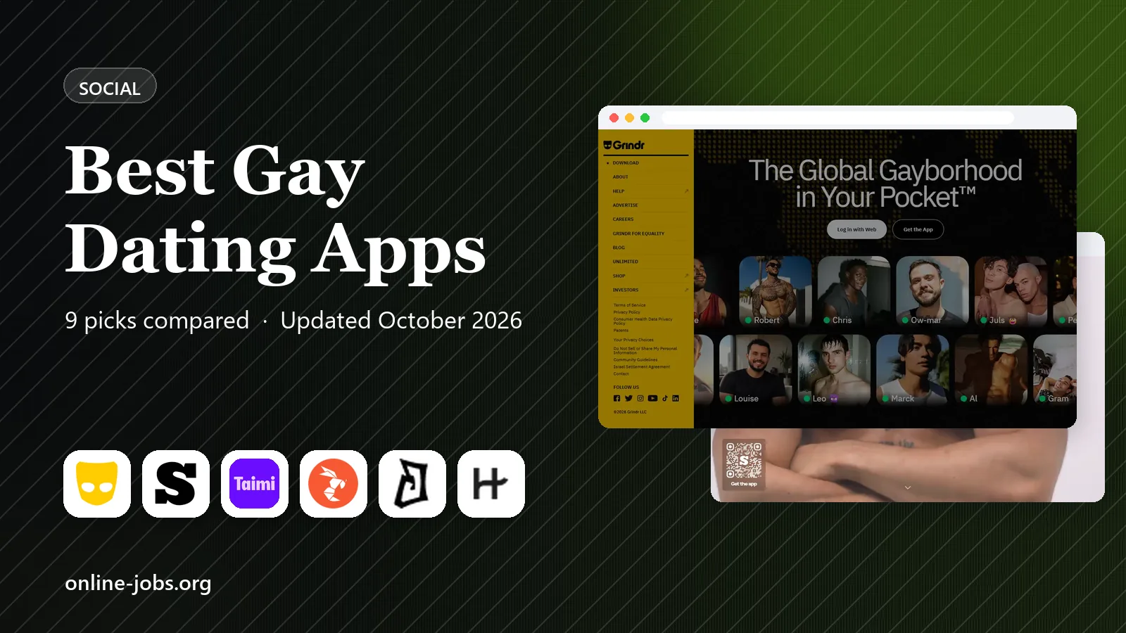 Best Gay Dating Apps in 2026: 9 Apps Compared