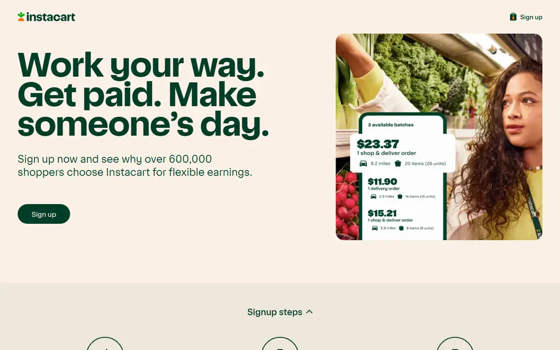 Instacart website