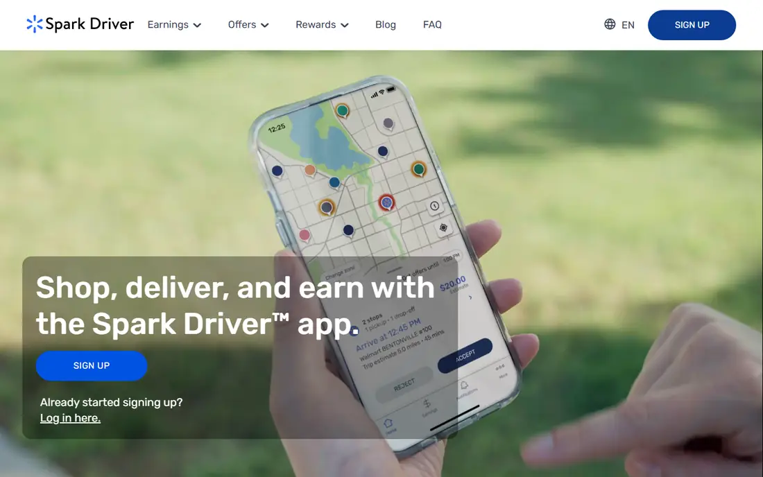 Spark Driver website