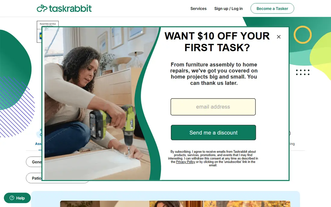 TaskRabbit website