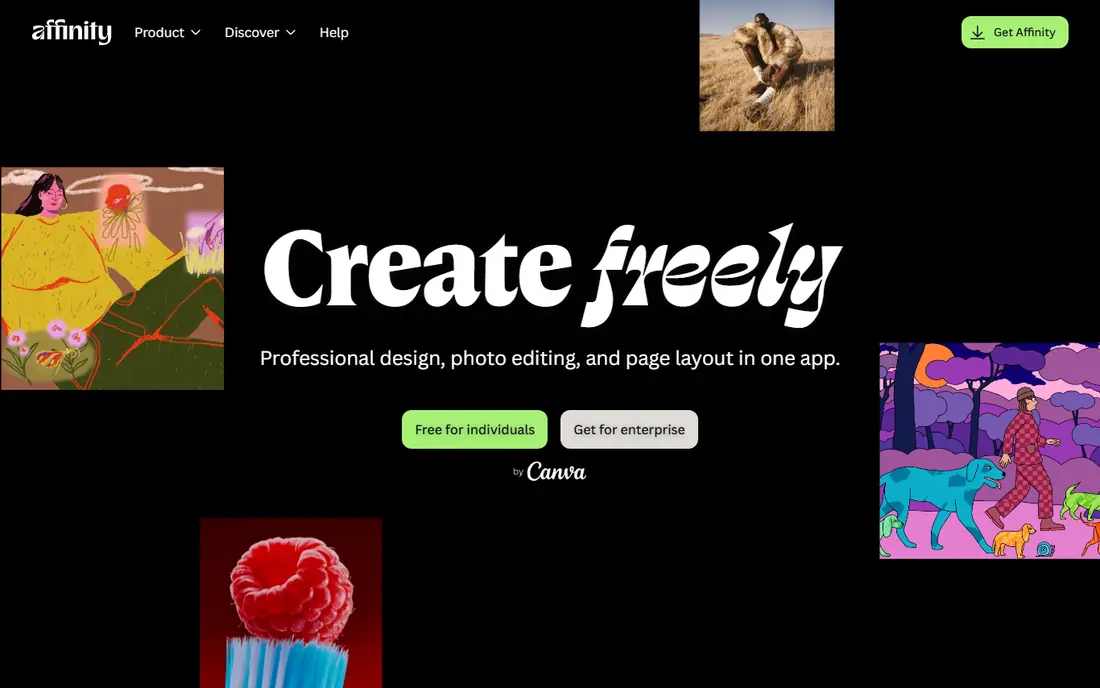 Affinity website