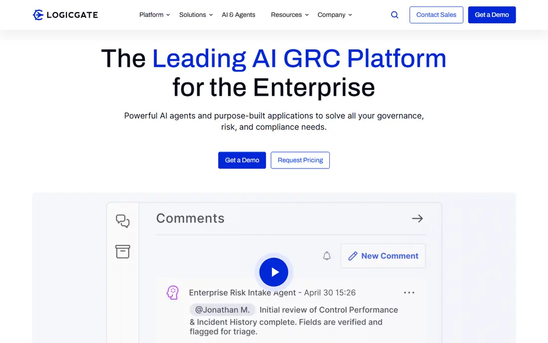 LogicGate website