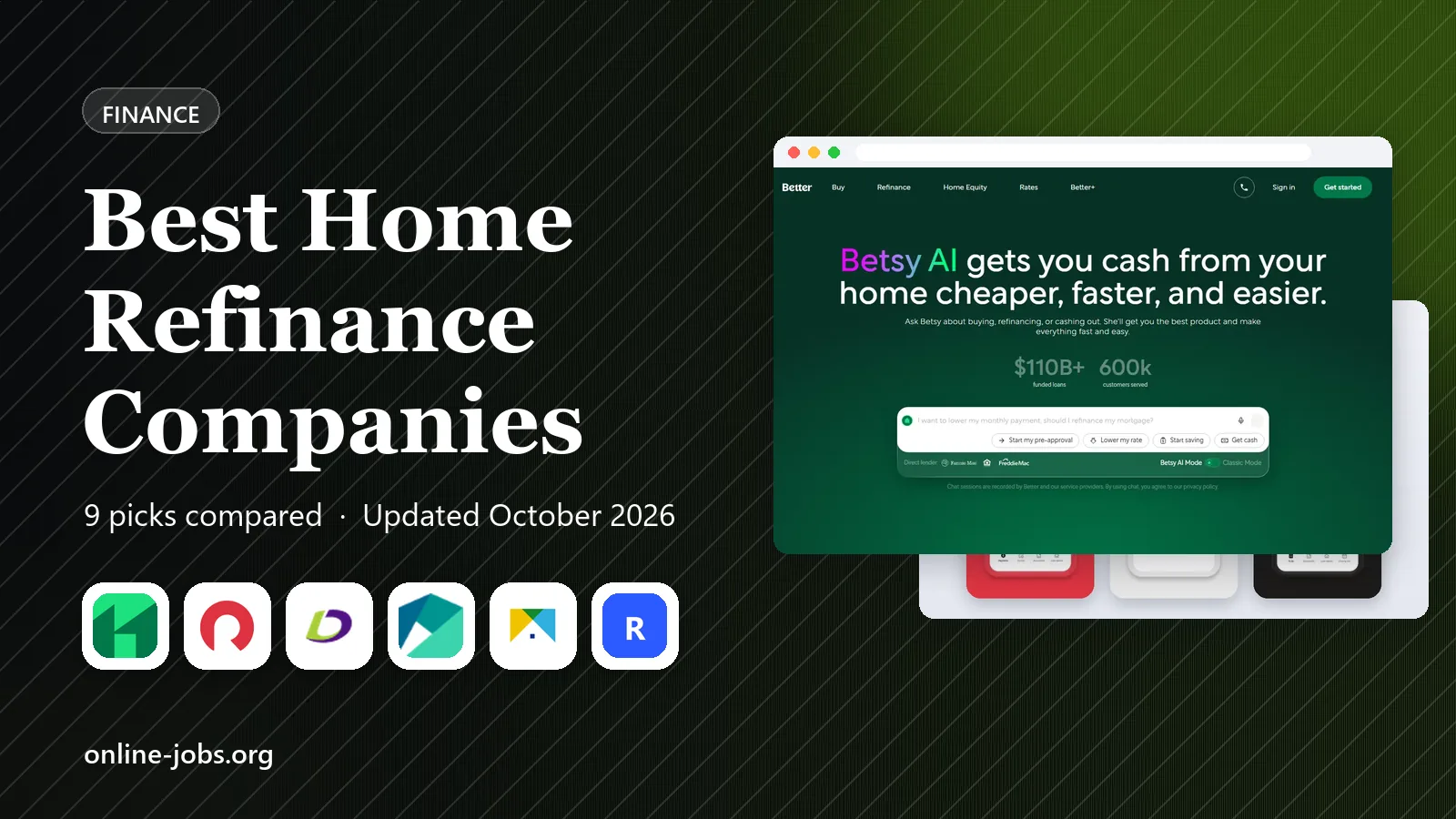 Best Home Refinance Companies in 2026: 9 Companies Compared