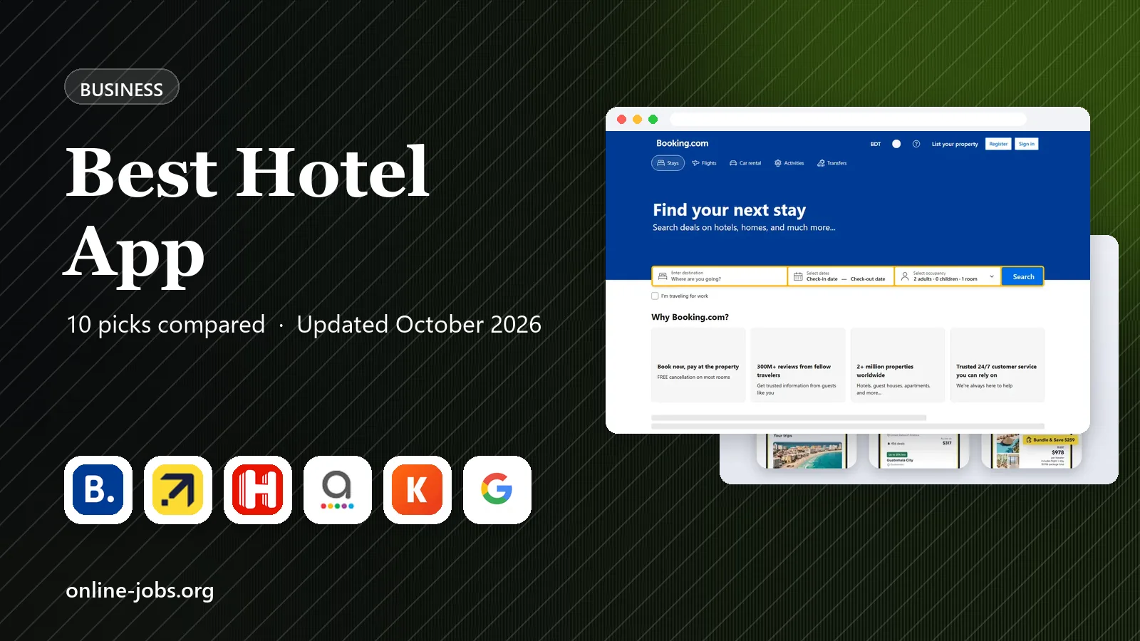 Best Hotel App in 2026: 10 Apps Compared