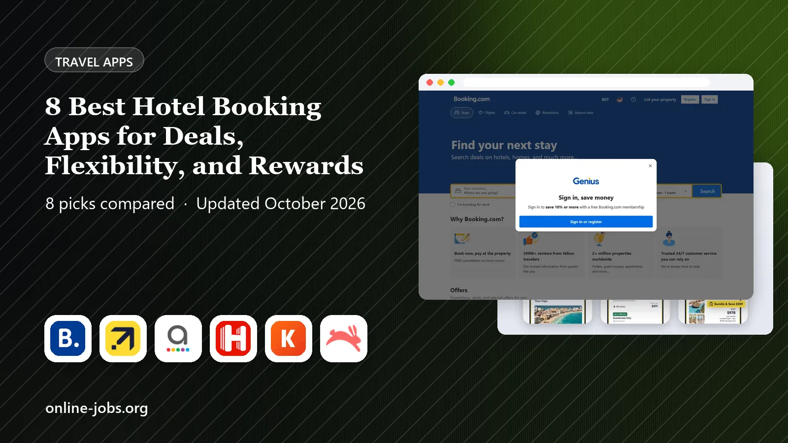 8 Best Hotel Booking Apps for Deals, Flexibility, and Rewards