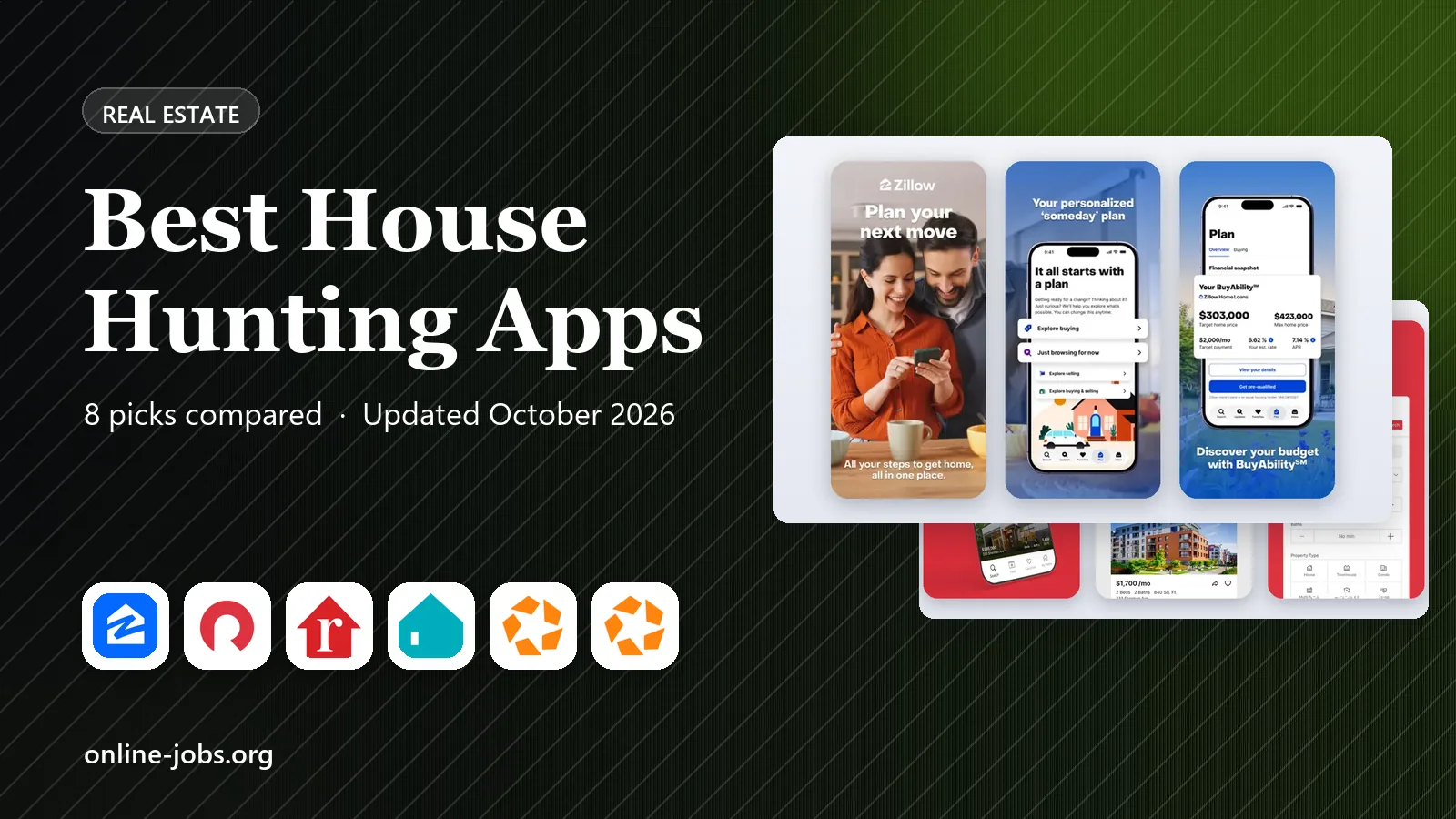Best House Hunting Apps in 2026: 8 Apps Compared