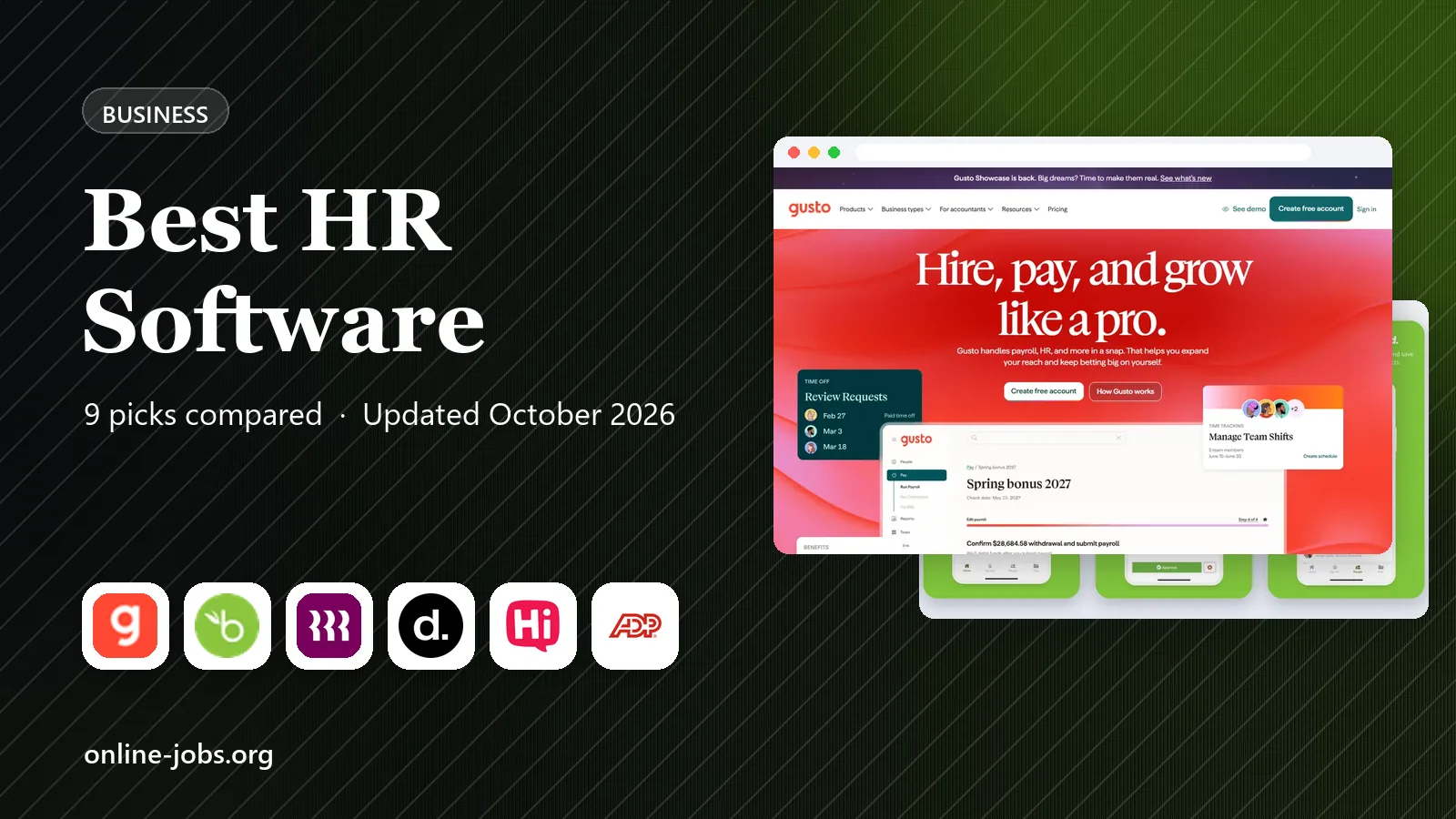Best HR Software in 2026: 9 Platforms Compared