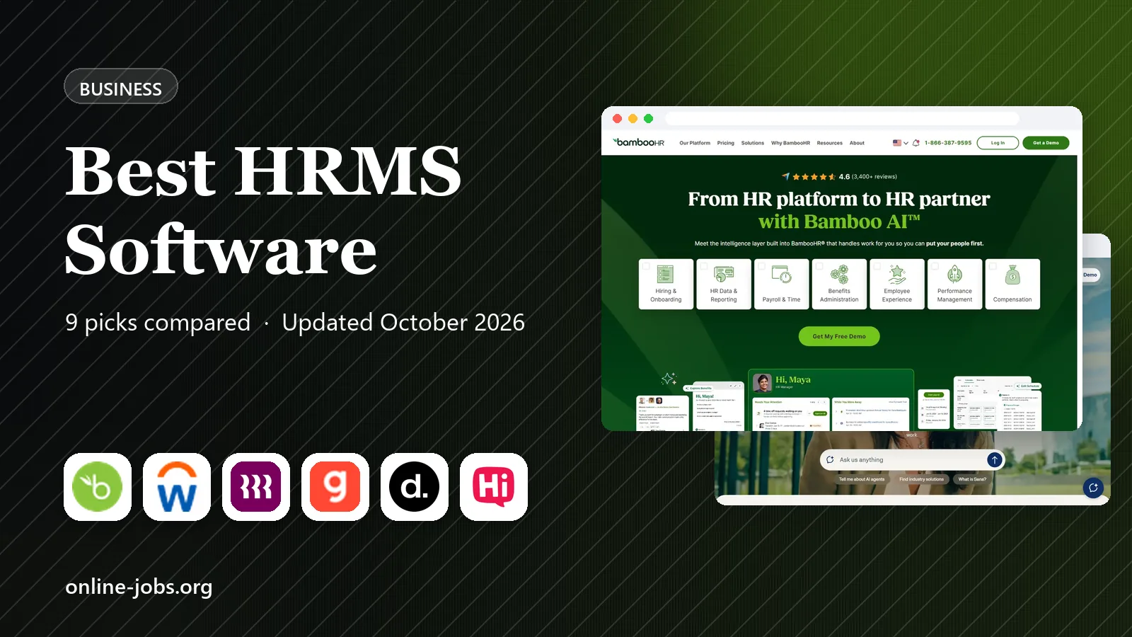 Best HRMS Software in 2026: 9 Tools Compared