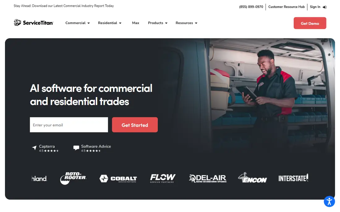 ServiceTitan website