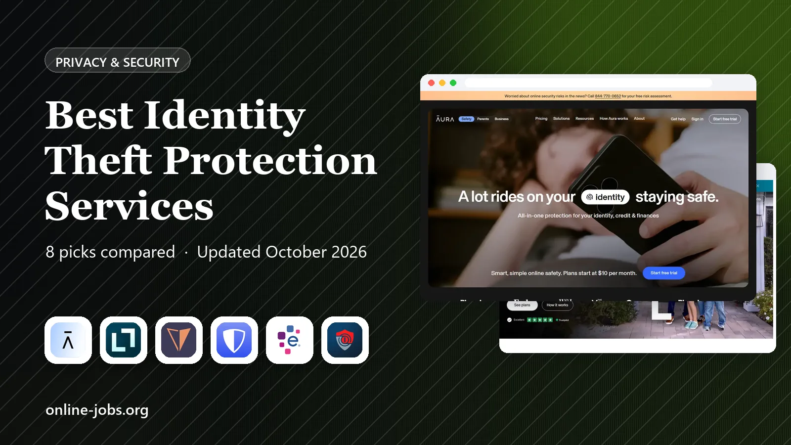 Best Identity Theft Protection Services in 2026: 8 Services Compared