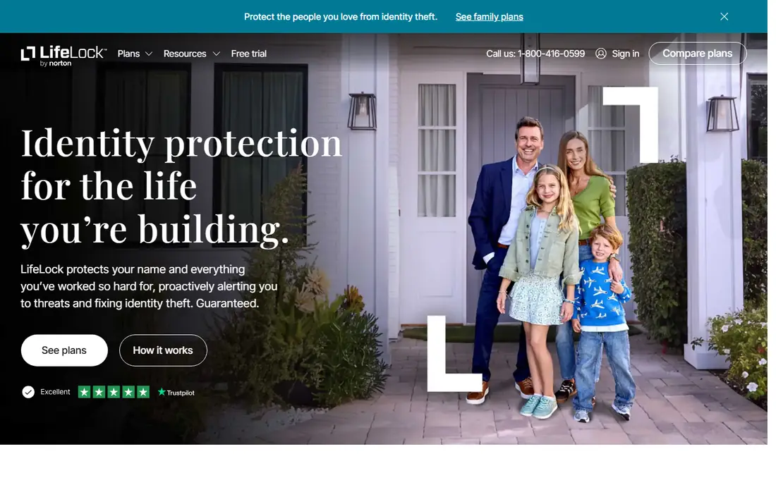LifeLock website