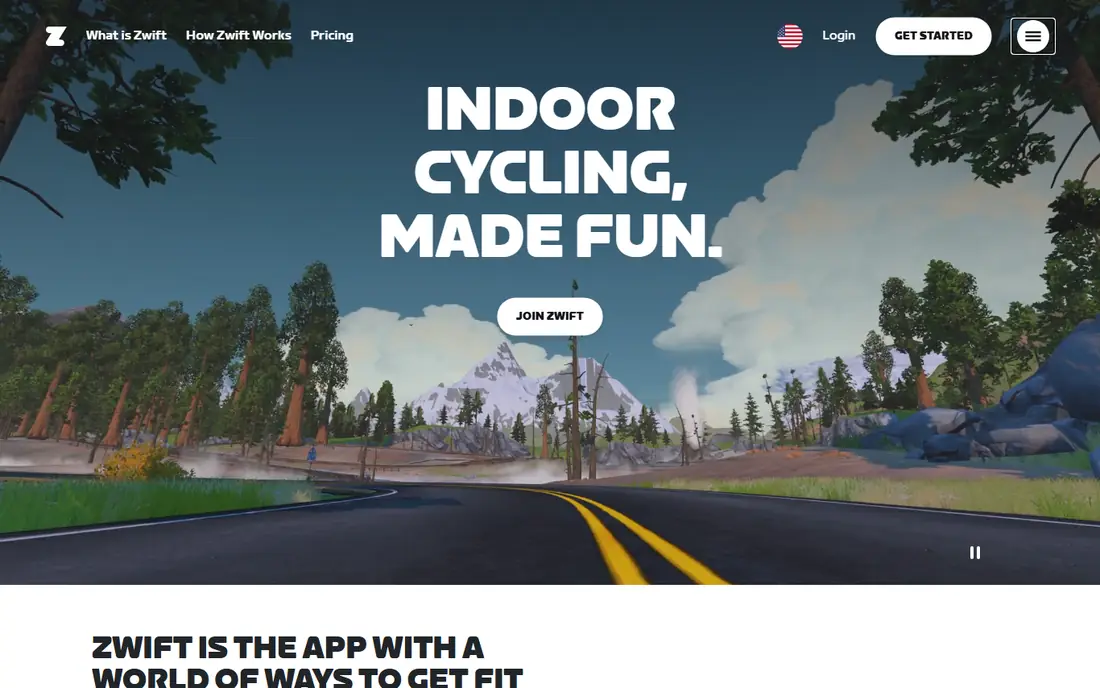 Zwift website
