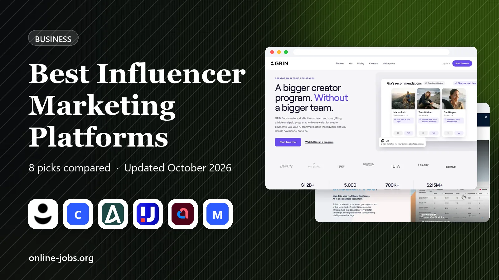 Best Influencer Marketing Platforms in 2026: 8 Platforms Compared