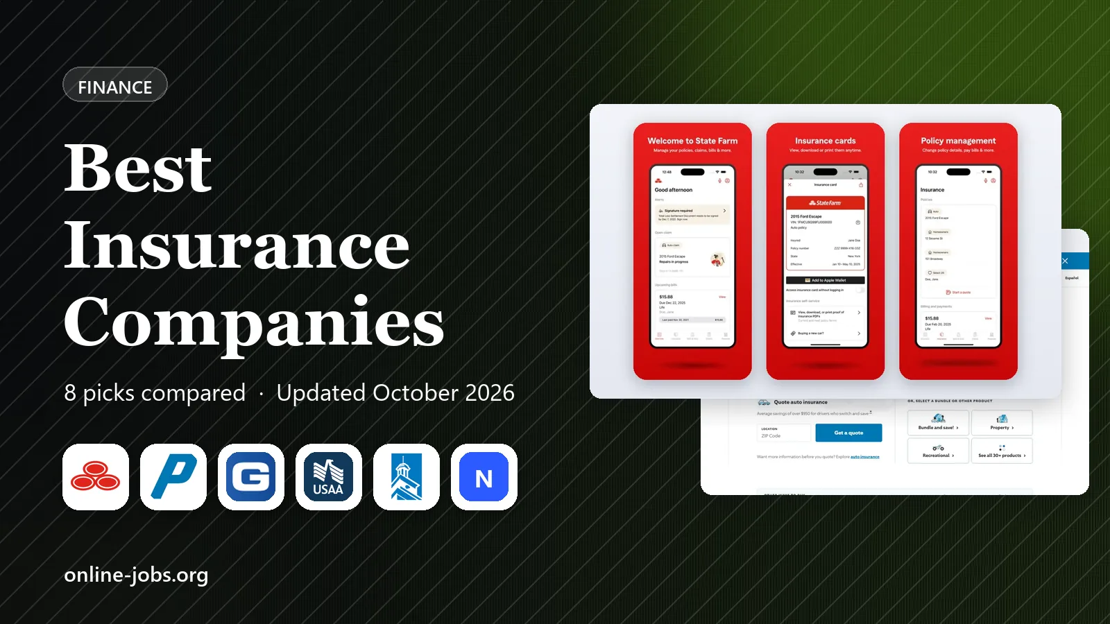Best Insurance Companies in 2026: 8 Car Insurers Compared