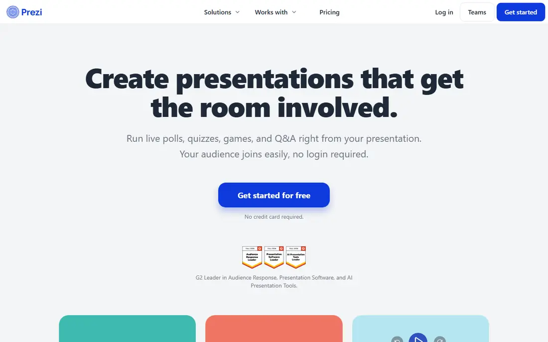 Prezi website
