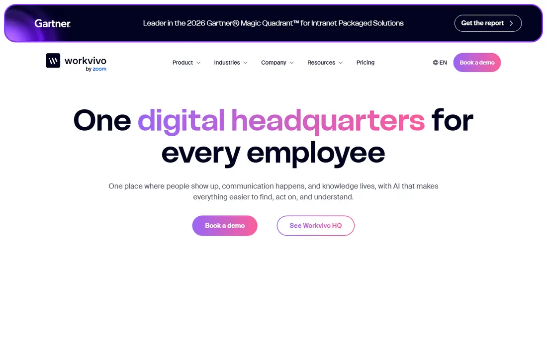 Workvivo website