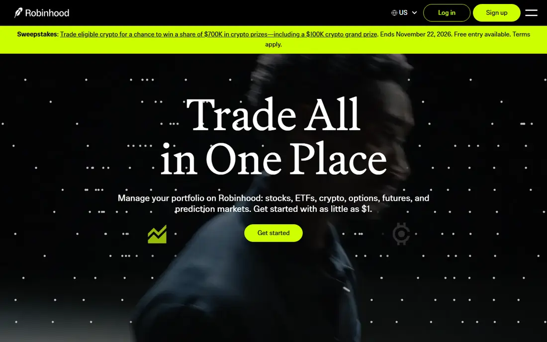 Robinhood website