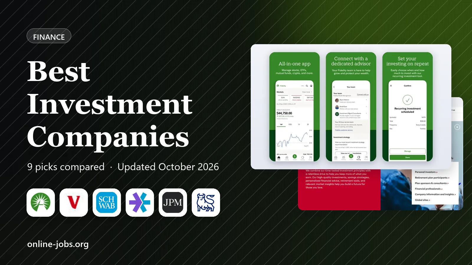 Best Investment Companies in 2026: 9 Companies Compared