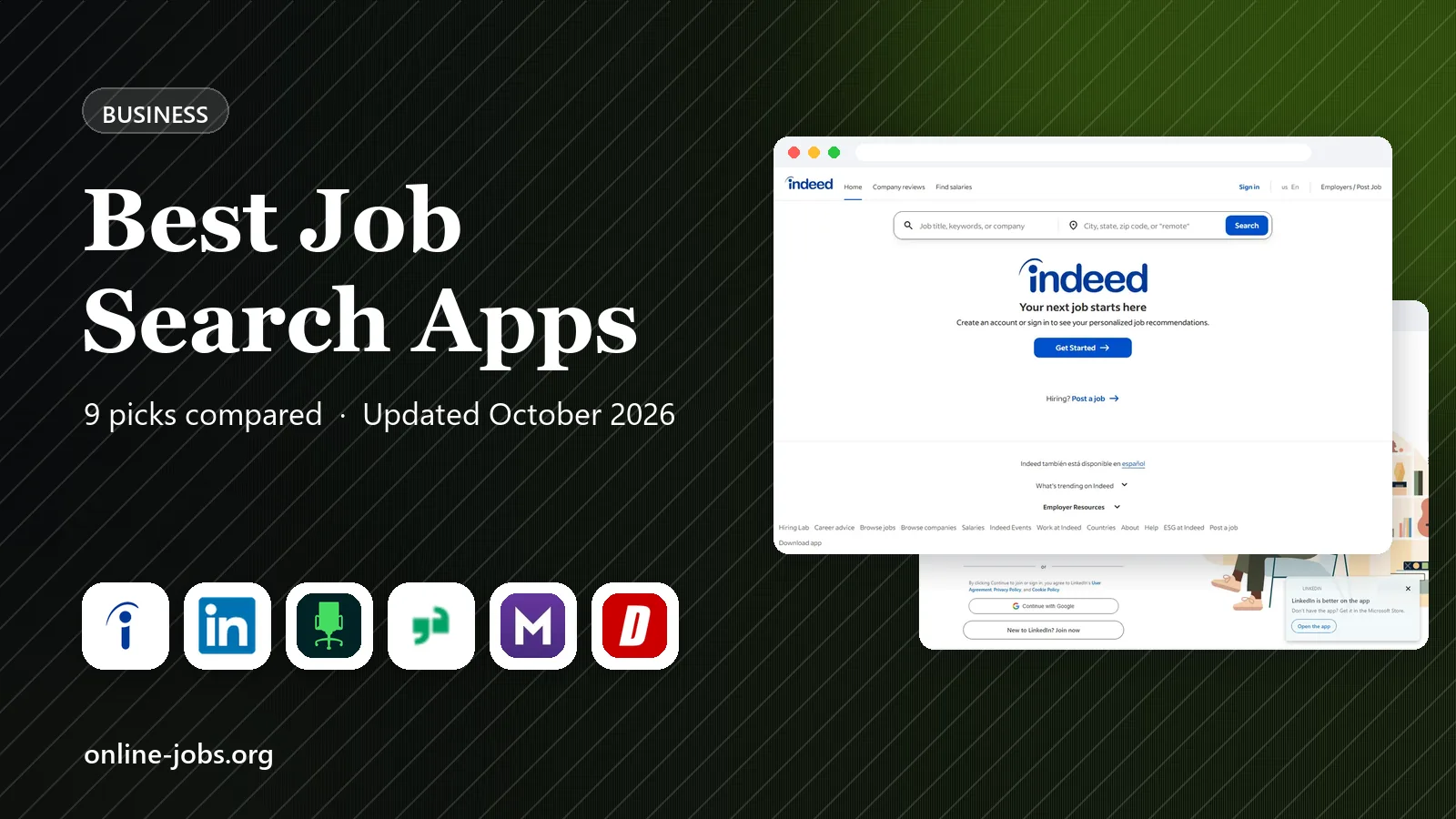 Best Job Search Apps in 2026: 9 Apps Compared