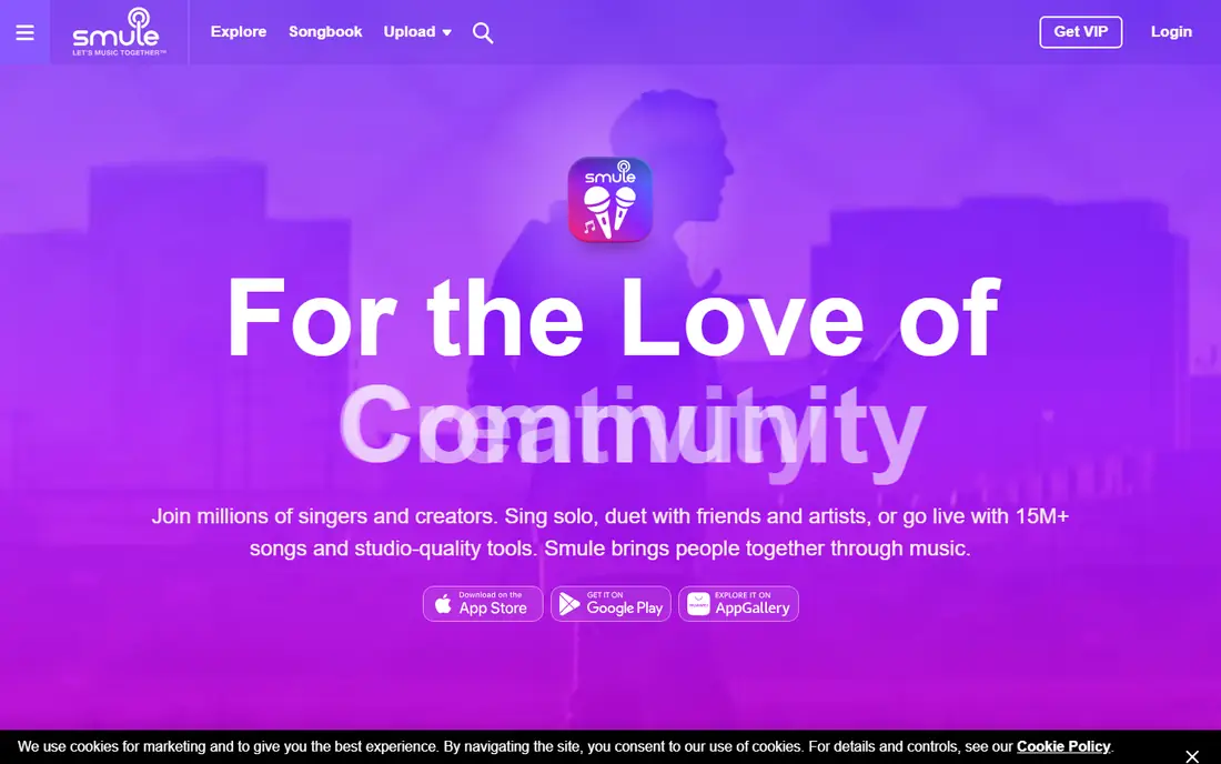 Smule website