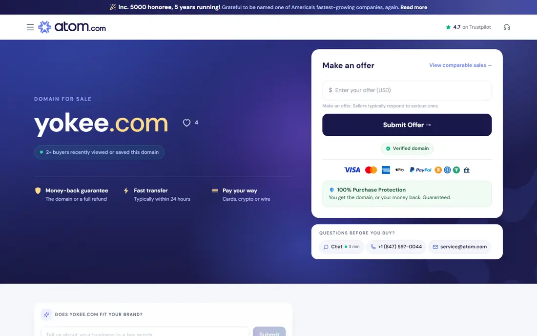 Yokee website