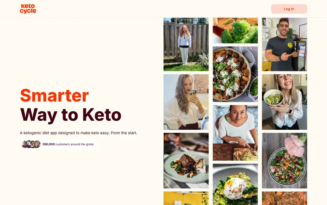 Keto Cycle website