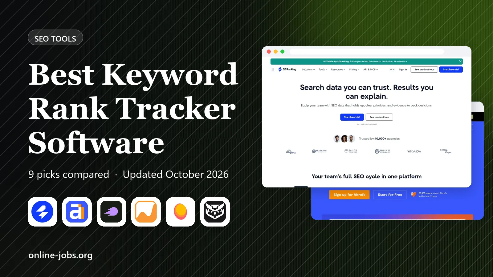 Best Keyword Rank Tracker Software in 2026: 9 Products Compared