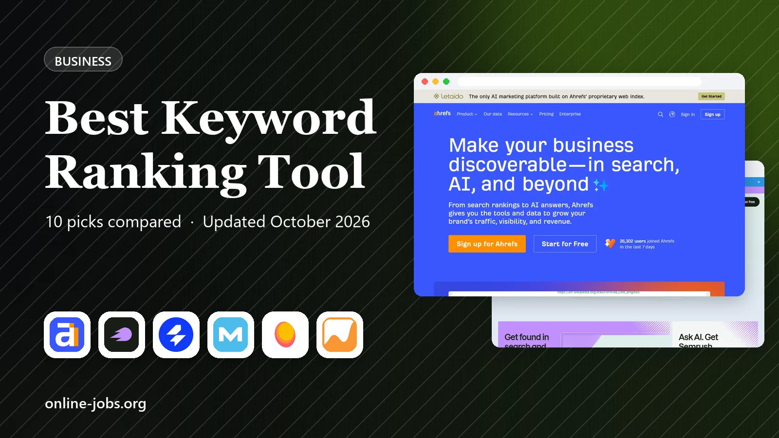 Best Keyword Ranking Tool in 2026: 10 Tools Compared