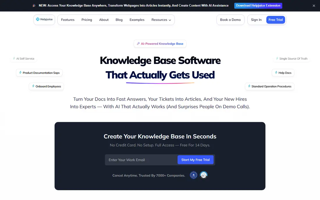 Helpjuice website
