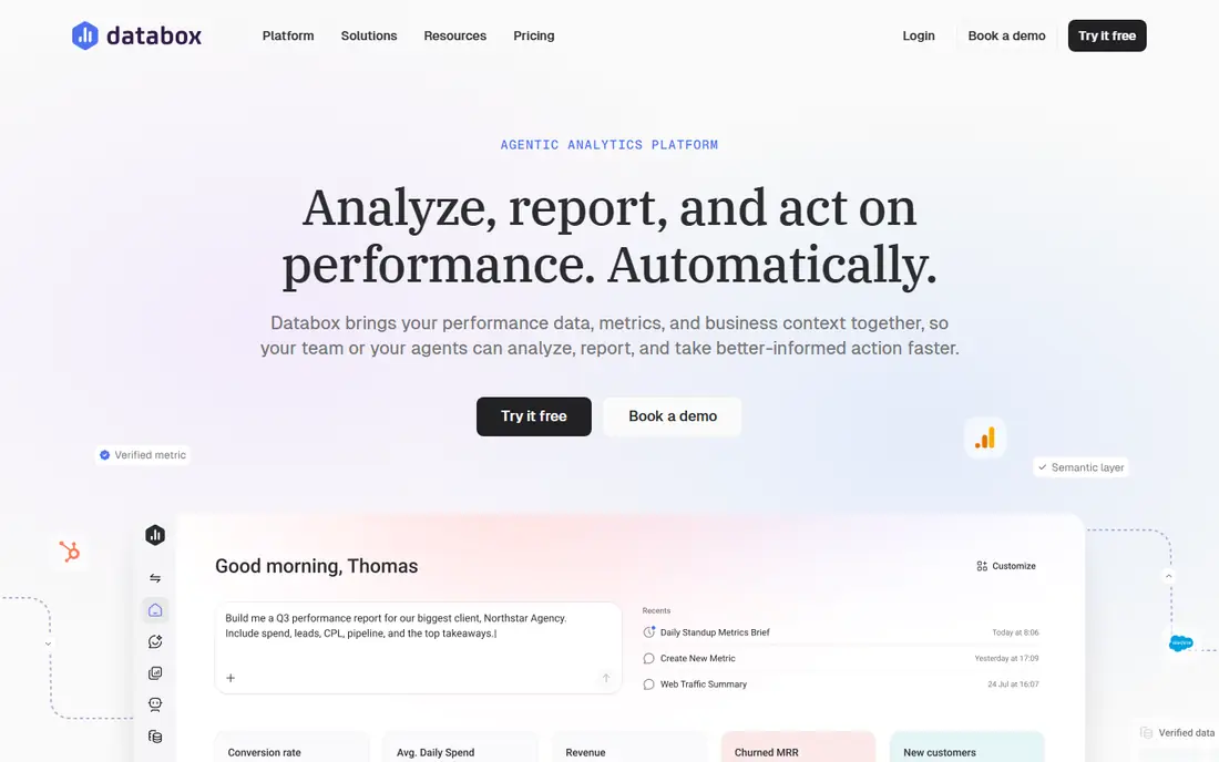 Databox website
